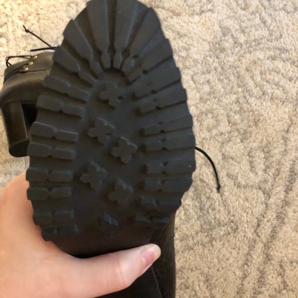 Diane Von Furstenberg heeled lace up boots size 8 - Picture 4 of 8